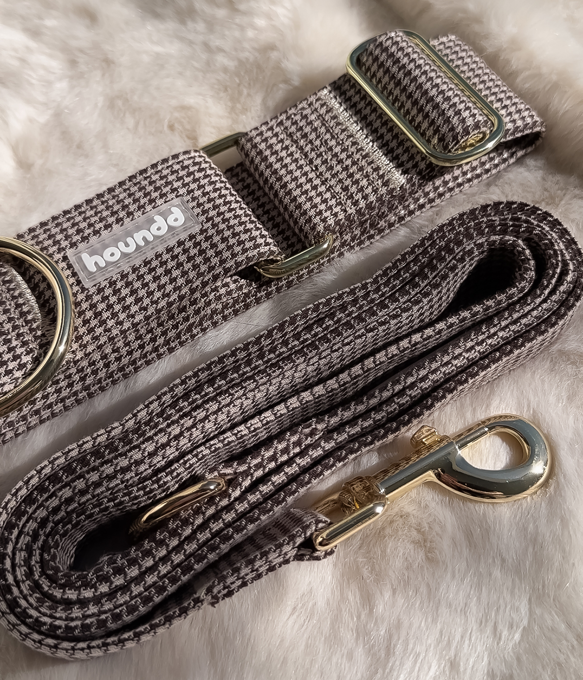 Martingale Collar - Hounddstooth