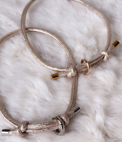 Glitter House Collar - Champagne