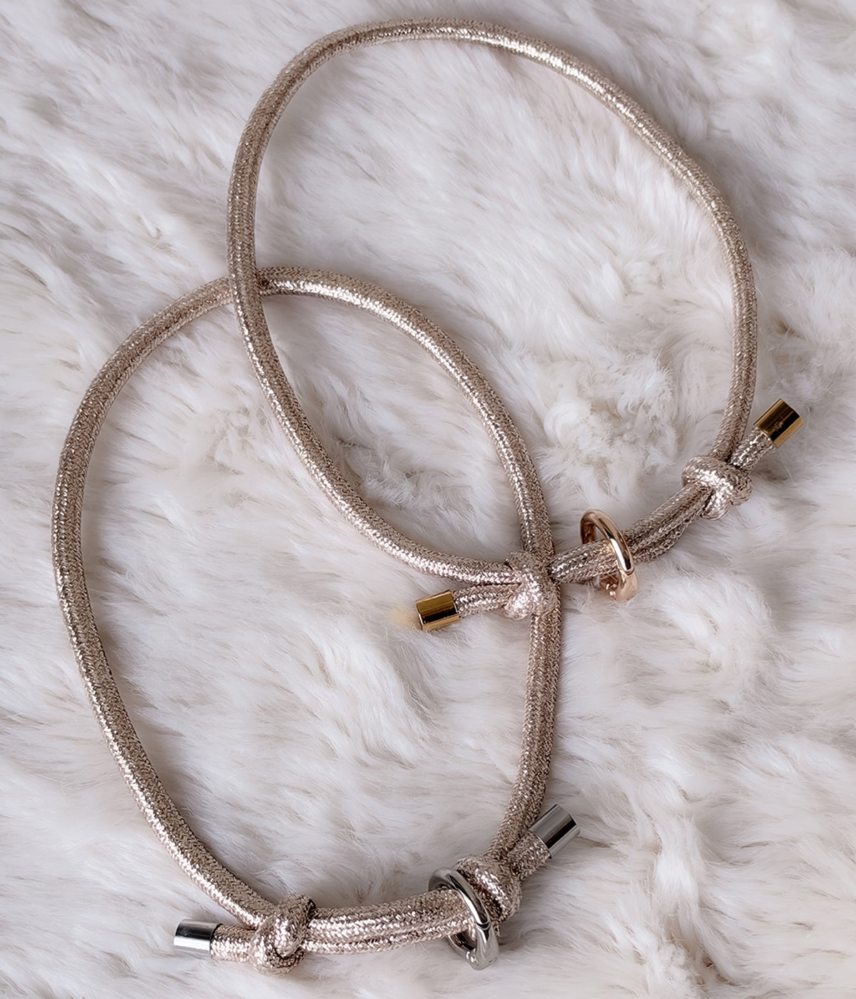 Glitter House Collar - Champagne