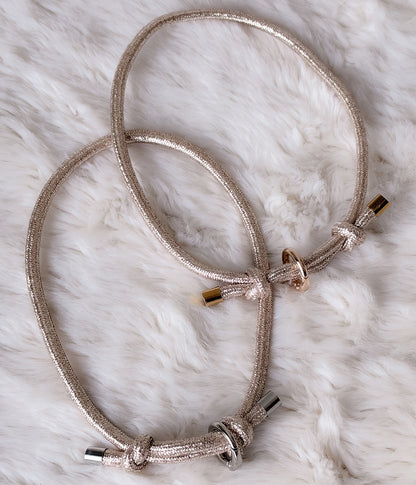 Glitter House Collar - Champagne