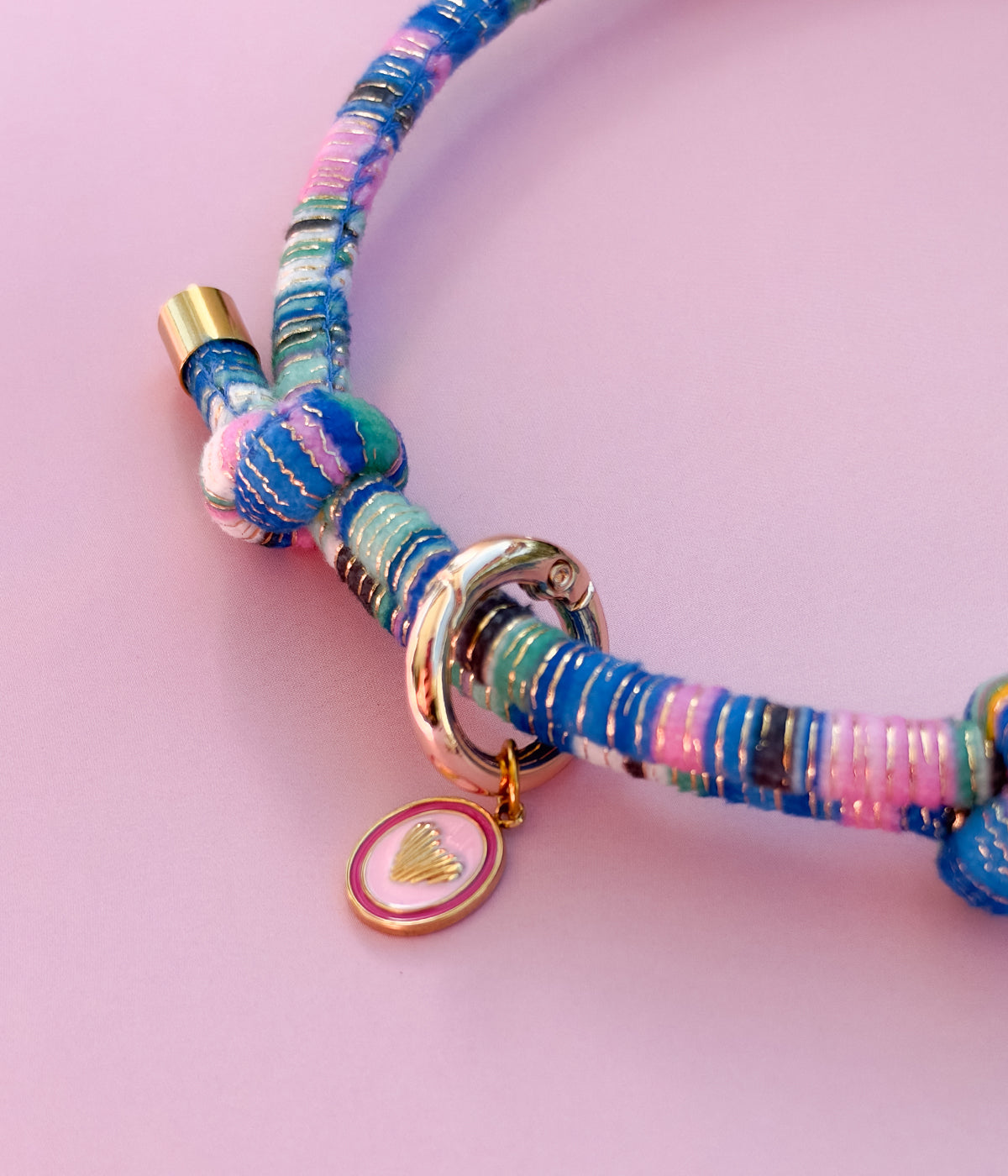 Mini Oval Heart Charm