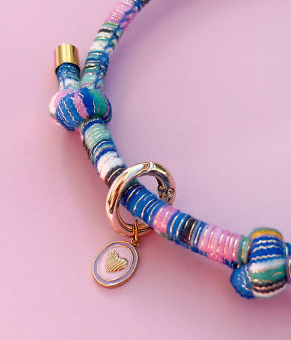 Mini Oval Heart Charm