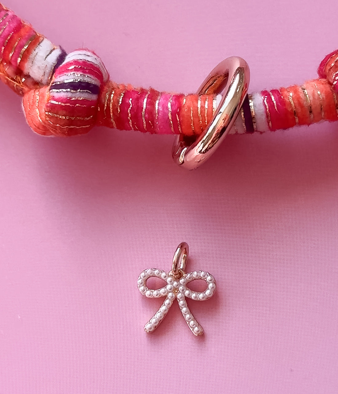 Pearl Bow Charm