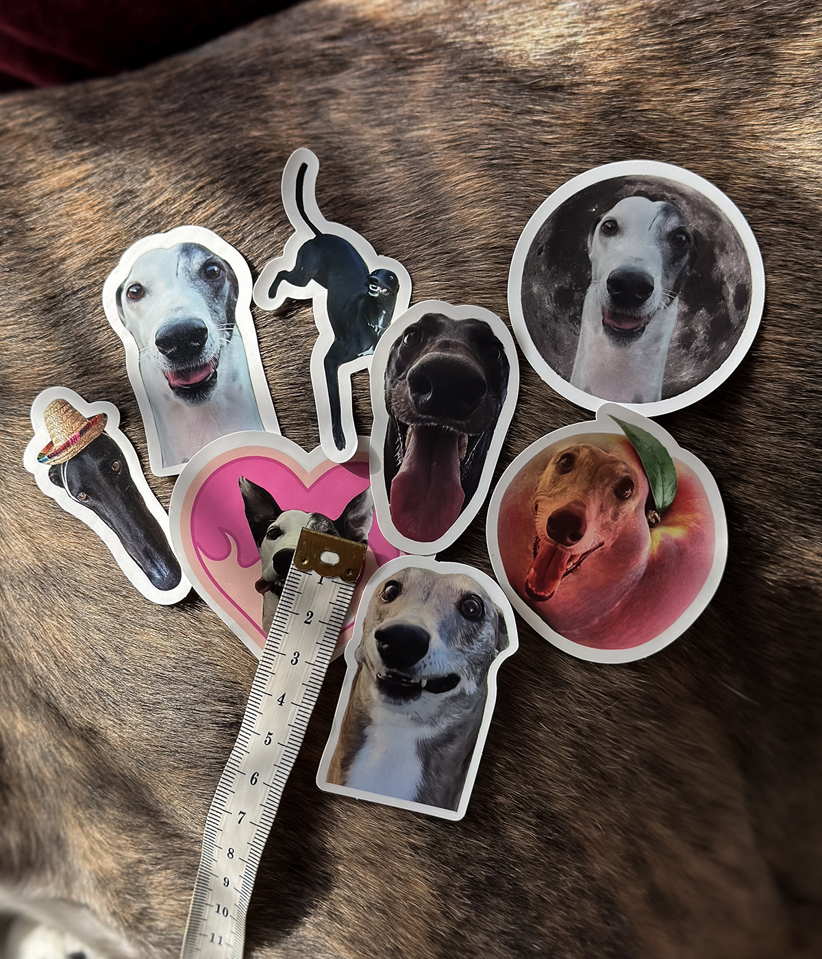 Peach, Bear, Luna Sticker Pack
