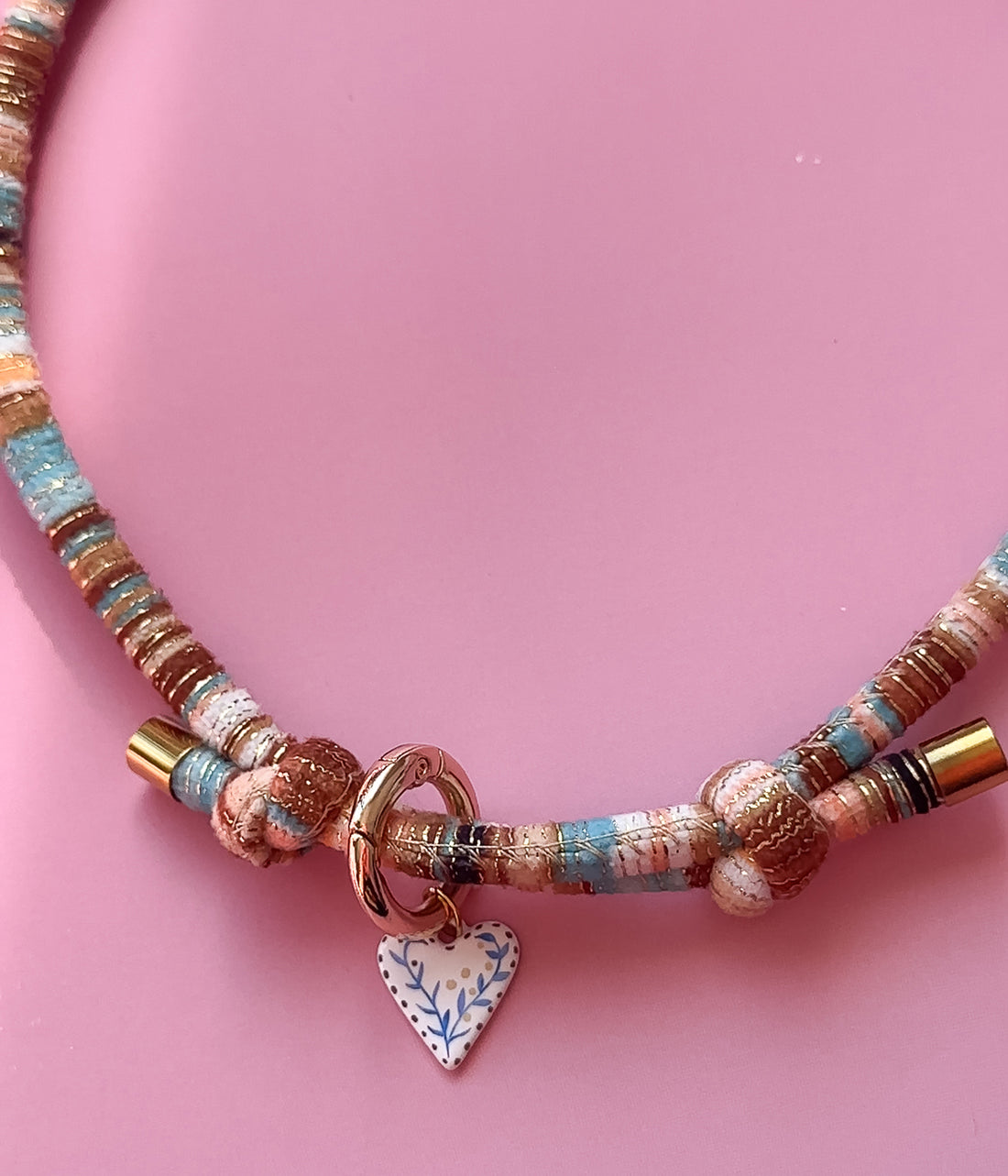 Wildflower Heart Charm